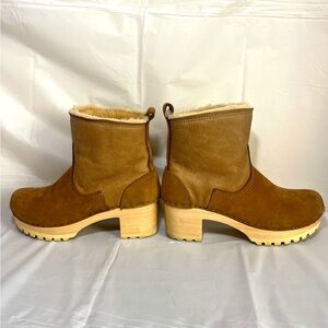 No.6 fur lined clogs